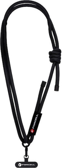 Forcell Neck Strap for Mobile Phones Black