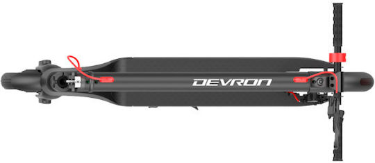 Devron Electric Scooter with 25km/h Max Speed and 30km Autonomy in Black Color