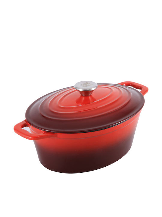 Carl Schmidt Sohn Xanten Dutch Oven Round Cast Iron 36x27.8cm 1pcs