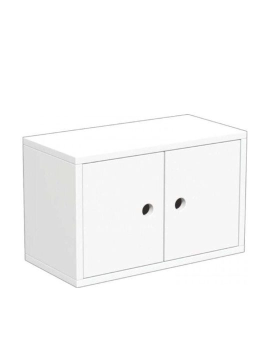 Παιδικό Ράφι Τοίχου Μπεζ 60x30x36εκ.