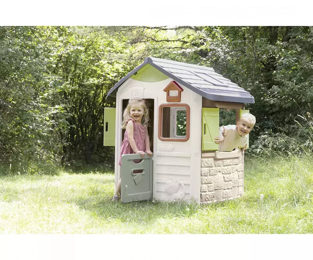Smoby Plastic Kids Playhouse Jura Lodge 123x115x132cm 810504