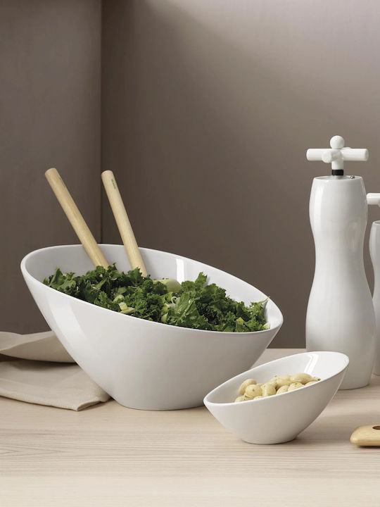 Asa Porcelain Salad Bowl White 32.5x32.5cm