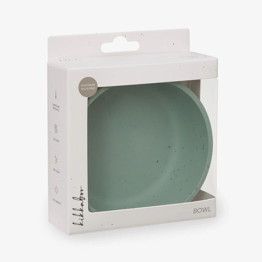 Kikka Boo Baby Food Bowl Platinum made of Silicone Green