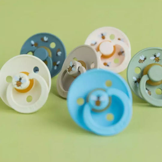 Bibs Studio Collection Pacifiers Rubber Petrol Blue for 6+ months 2pcs
