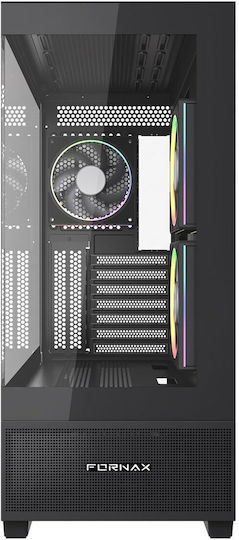 Gembird CCC-FC-X550 Midi Tower Компютърна Кутия Черна