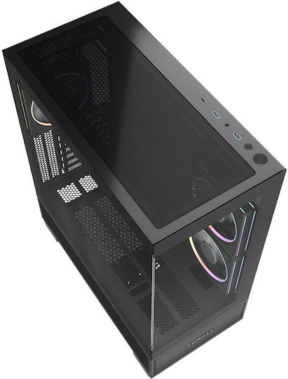 Gembird CCC-FC-X550 Midi Tower Компютърна Кутия Черна