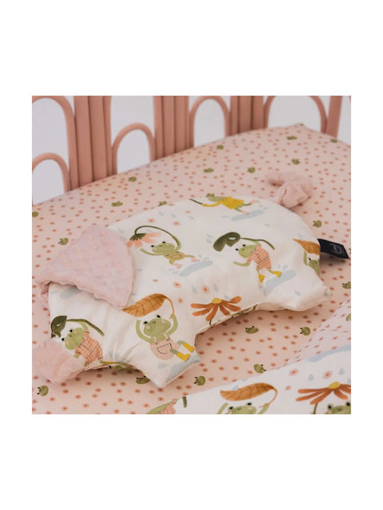 La Millou Βρεφικό Μαξιλάρι Ύπνου Sleepy Pig Powder Pink 35x40εκ.