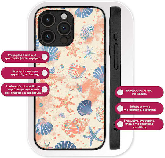 Handyhülle Sonique Ocean Series Motorola Edge 40 Neo 5G Umschlag Rückseite