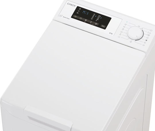 Candy Πλυντήριο Ρούχων Άνω Φόρτωσης 8kg 1000 Στροφών AI Weight Sense TCA083D2-S