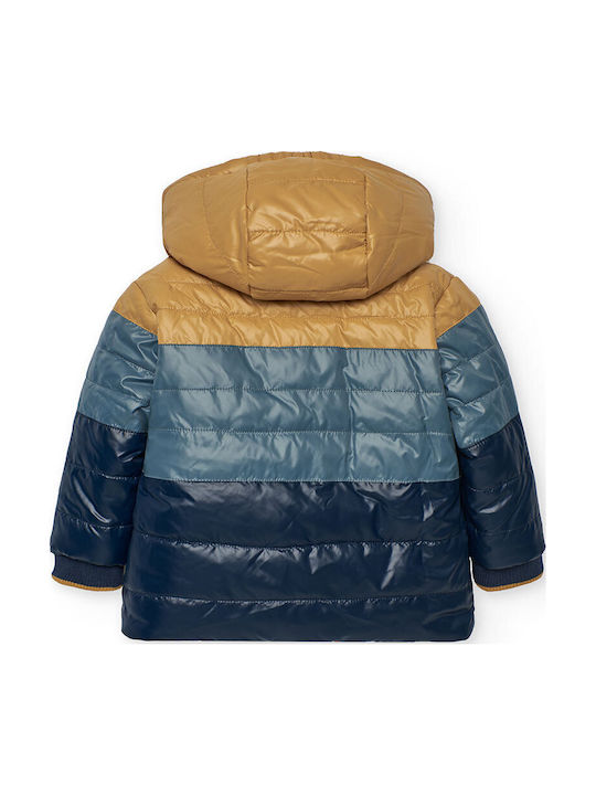 Kids' Casual Jacket Double Sided with Hood Blue