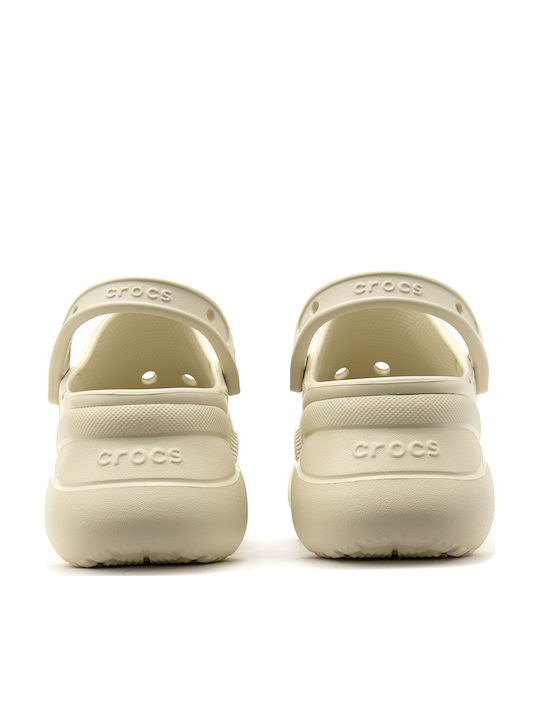 Crocs Bae Γυναικεία Σαμπό Μπεζ