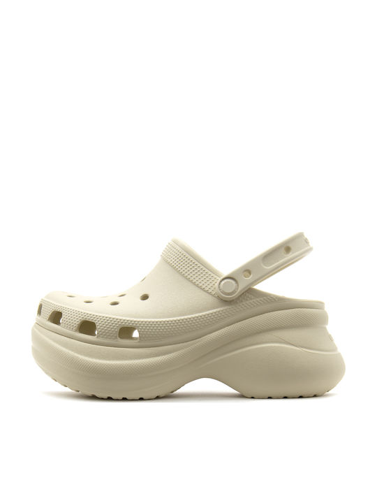 Crocs Bae Γυναικεία Σαμπό Μπεζ