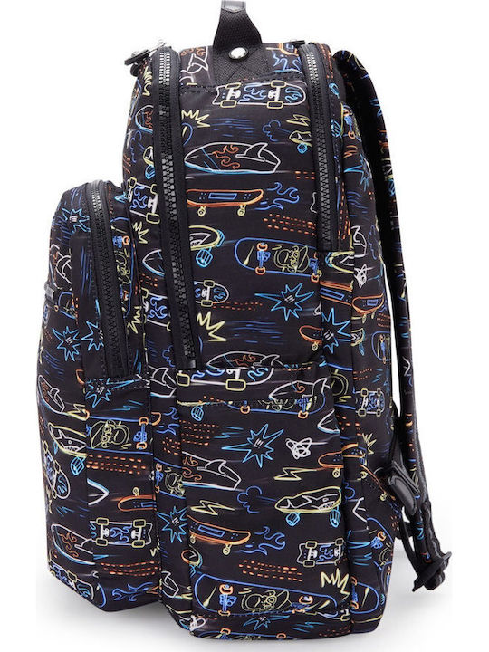 Kipling Seoul Τσάντα Πλάτης για Laptop 15" Πολύχρωμη