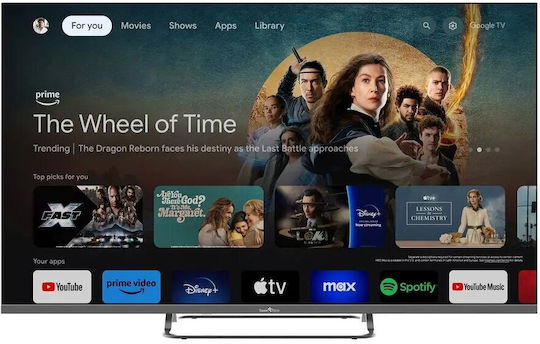 Smart Tech Смарт Телевизор 43" 4K UHD QLED 43QG02V HDR (2024)