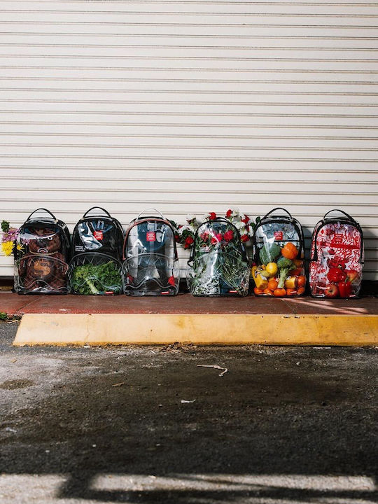 Sprayground DLX Σχολική Τσάντα Πλάτης Πολύχρωμη με Θήκη για Παγούρι