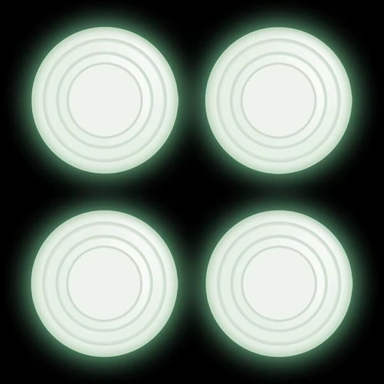 Anti-Vibration Phosphorescent Silicone Car Stickers Doors Hood & Trunk Set 10 Pieces Tc-247
