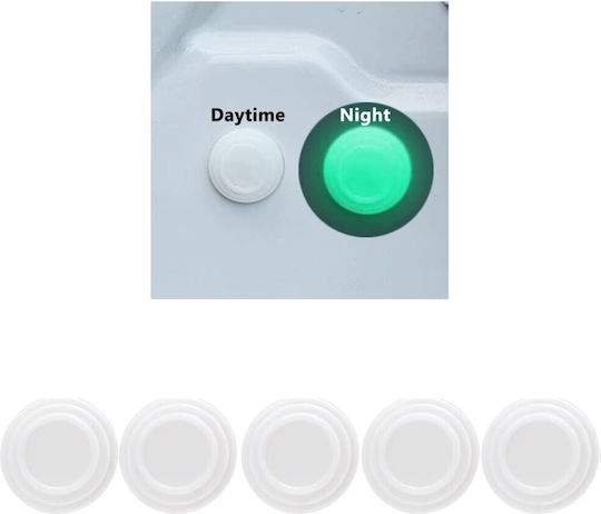 Anti-Vibration Phosphorescent Silicone Car Stickers Doors Hood & Trunk Set 20 Pieces Tc-248