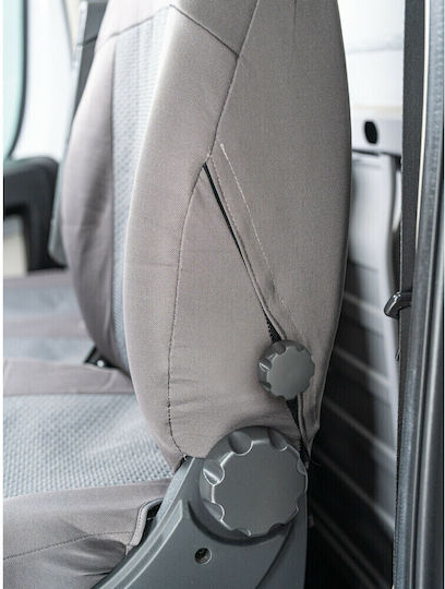 Lampa Car Seat Covers Headrests 3 Rows of Seats Dark Gray Color Sedili Set Large Medium Lampa 1 Piece L5503.0
