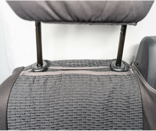 Lampa Car Seat Covers Headrests 3 Rows of Seats Dark Gray Color Sedili Set Large Medium Lampa 1 Piece L5503.0