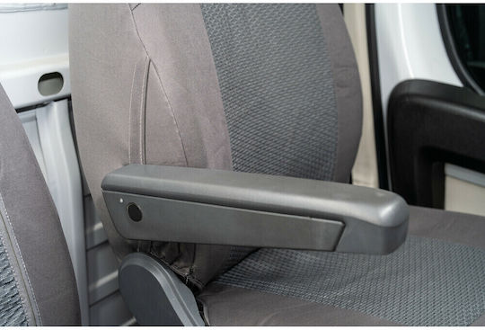 Lampa Car Seat Covers Headrests 3 Rows of Seats Dark Gray Color Sedili Set Large Lampa 1 Piece L5503.1