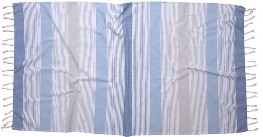 Viopros Sevina Pareo Cotton Blue 165x85cm