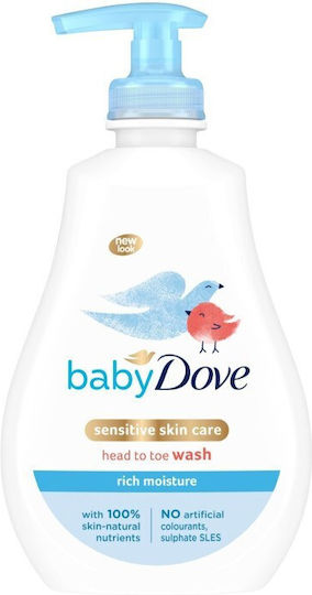 Dove 2 σε 1 Σαμπουάν & Αφρόλουτρο 400ml με Αντλία