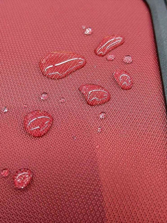 Verage Toledo Valiză De Călătorie De Cabină Din Material Textil Burgundă Cu 4 Roți Înălțime 55 Cm