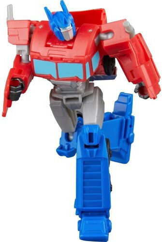 Action Figure Truck to Playset: Earthspark Transformers Optimus Prime Battle Trailer 8cm.