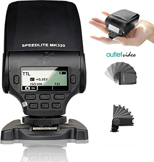 Flash Meike Mk-320f LCD TTL Fuji