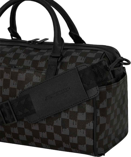 Sprayground Sharks In Paris Σακ Βουαγιάζ Μαύρο από Δερματίνη Μ32xΠ15xΥ24εκ.