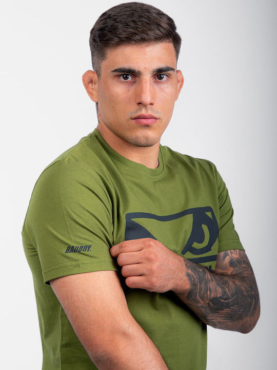 T-shirt Khaki, Black