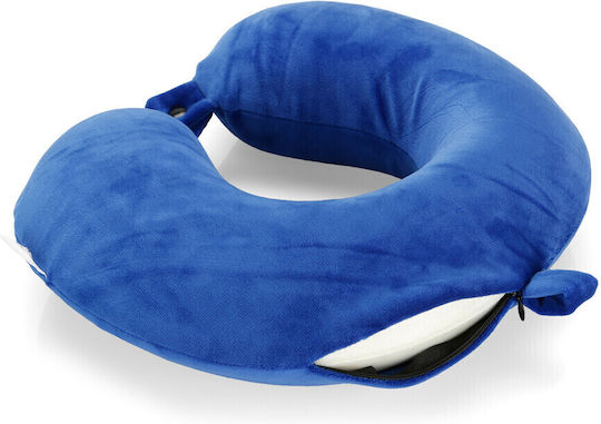 Lampa Μαξιλαράκι Ταξιδίου Μαξιλαράκι Memory Foam Μπλε
