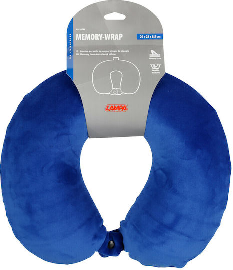 Lampa Μαξιλαράκι Ταξιδίου Μαξιλαράκι Memory Foam Μπλε