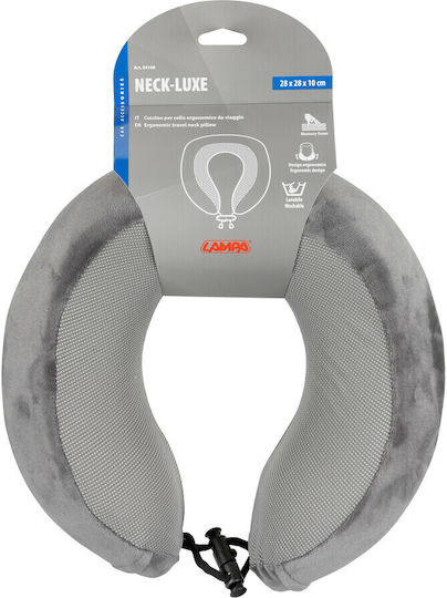 Lampa Μαξιλαράκι Ταξιδίου Μαξιλαράκι Memory Foam Γκρι