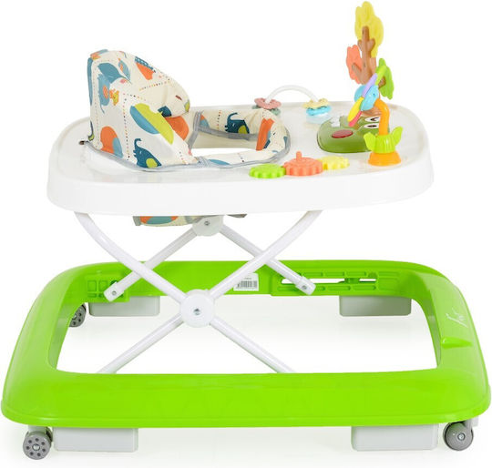 Moni Baby Walker with Music for 6+ Months Green
