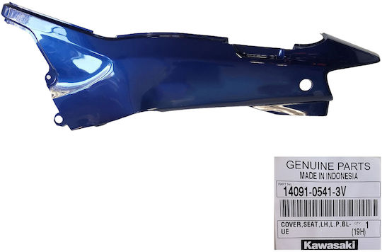 Genuine Left Frame Cover Tail Body Kawasaki Kazer Blue