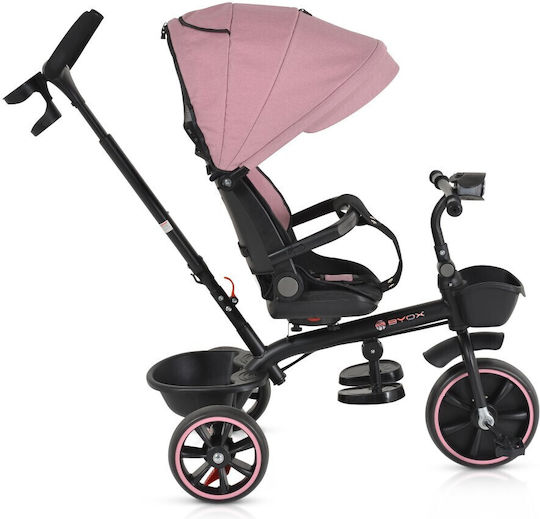 Byox Summer Convertible with Parental Handle for 12 Months Pink