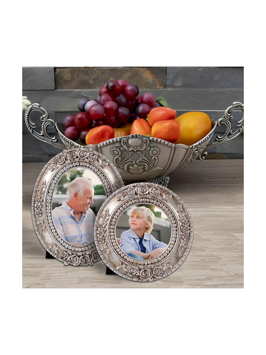 Koukouzelis Plastic Photo Frame With Silver Frame