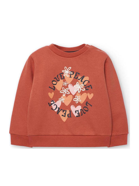 Kids Sweatpants Set Orange 2pcs