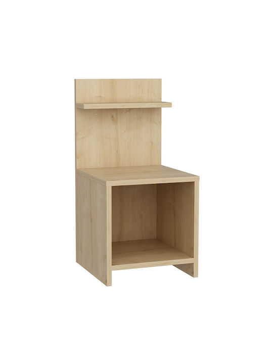 Bedside Table Ulman Wooden Beige 35x37x72cm GP052-0212 1