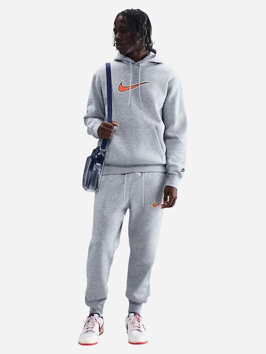 Sportswear Sweatshirt with Hood Gray