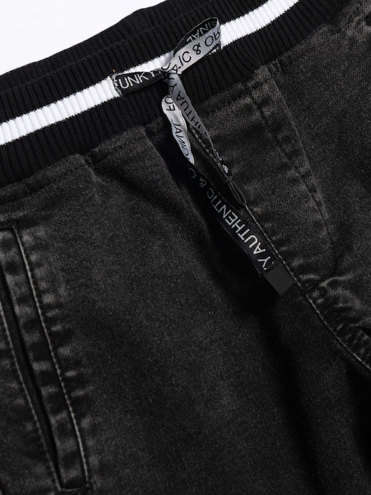 Funky Pantaloni de Blugi pentru Copii Negru