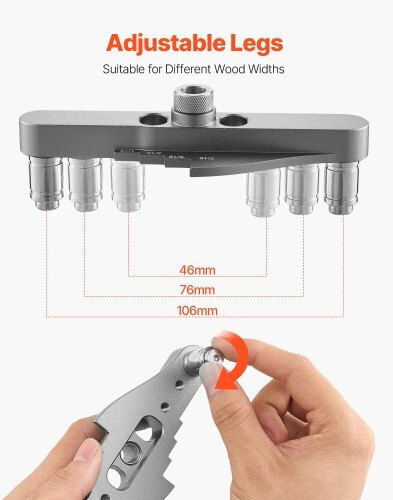 Vevor ZJJZDXZKJJJYJDU8C001V0 Guide Drill Set of 3pcs