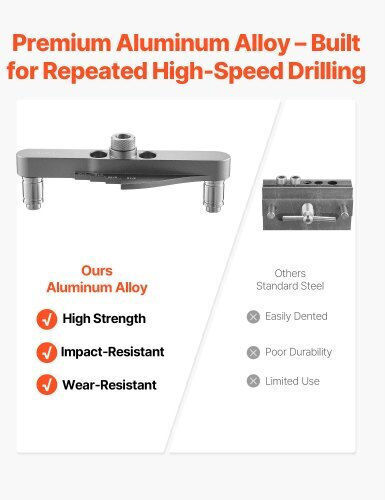 Vevor ZJJZDXZKJJJYJDU8C001V0 Guide Drill Set of 3pcs