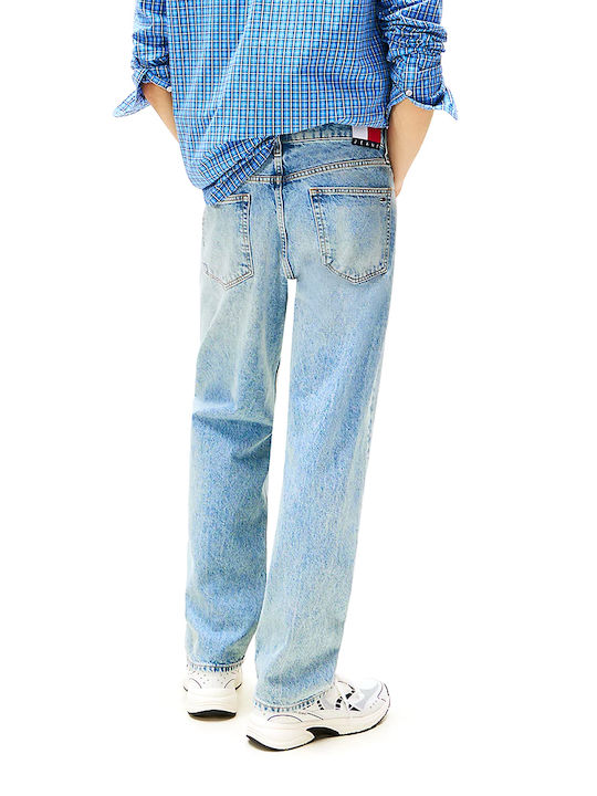 Tommy Hilfiger Ανδρικό Παντελόνι Τζιν Regular Fit Straight Μπλε
