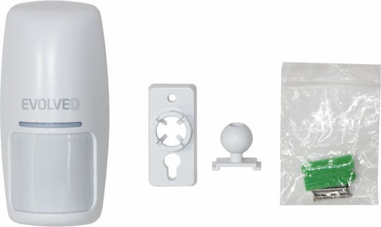 Evolveo Senzor De Mișcare Wireless RF Infraroșu Unghi De Detectare 110° Rază De Acțiune 8m