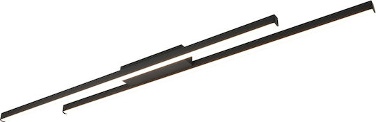 Trio Lighting Ceiling Mount Light Black with Integrated LED