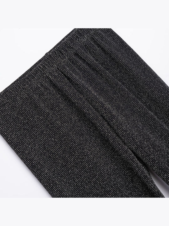 Funky Kinder Leggings Lang Schwarz