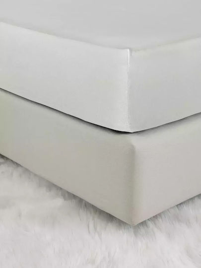 Nima Sheet Semi Double with Elastic 120x200+40cm. Tender Oat Beige