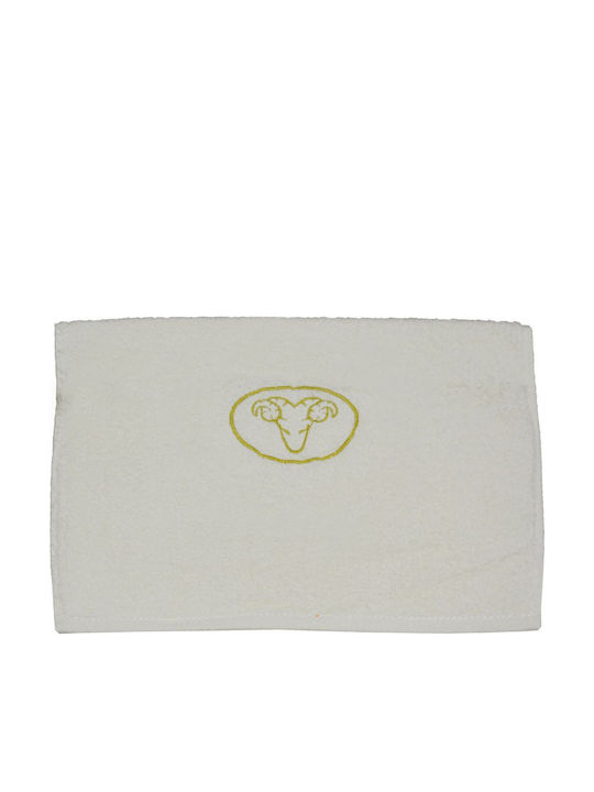 Viopros Facecloth Taurus 50x100cm Ecru Weight 480gr/m²
